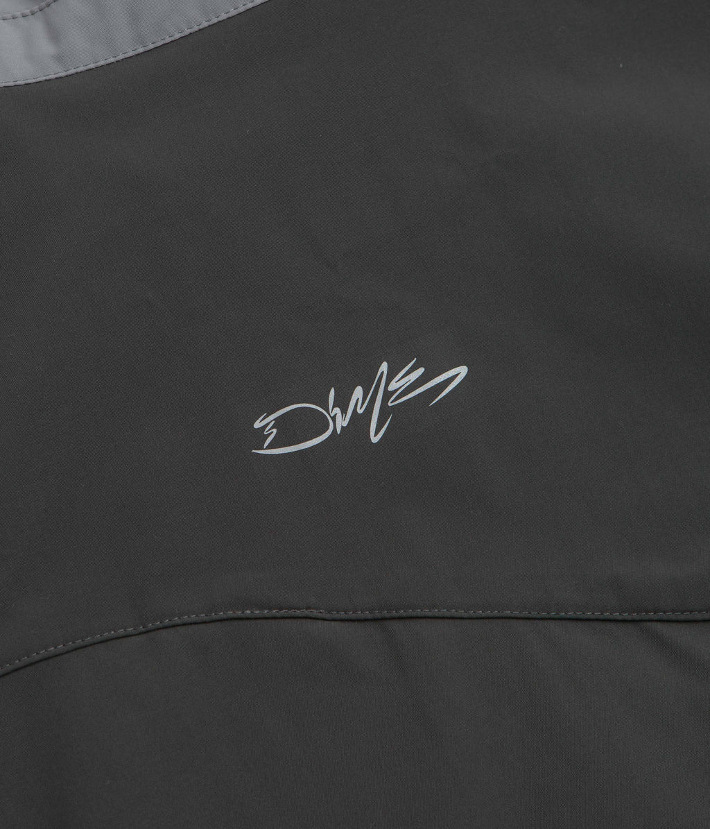 Dime Two Tone Windbreaker Jacket - Charcoal