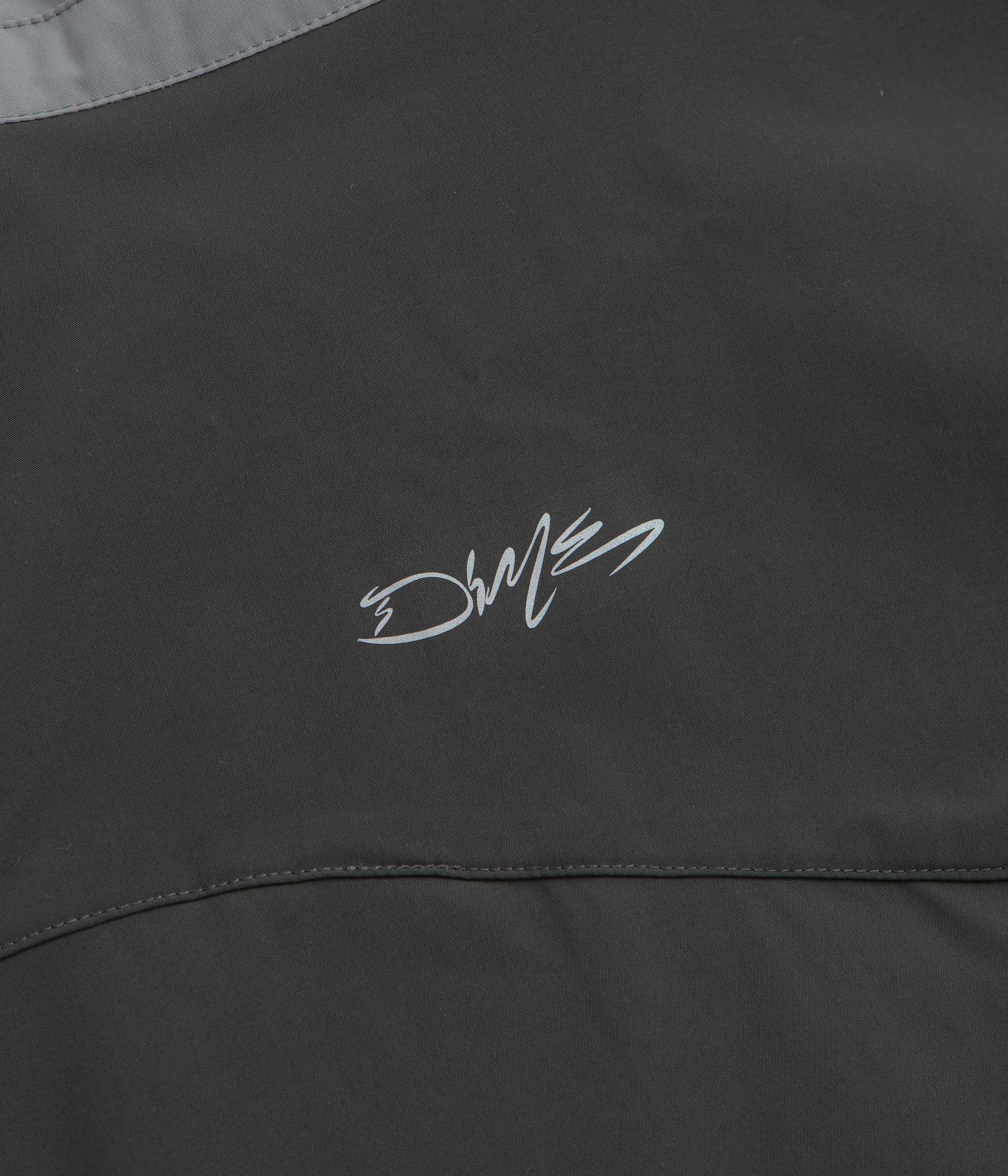 Dime Two Tone Windbreaker Jacket - Charcoal