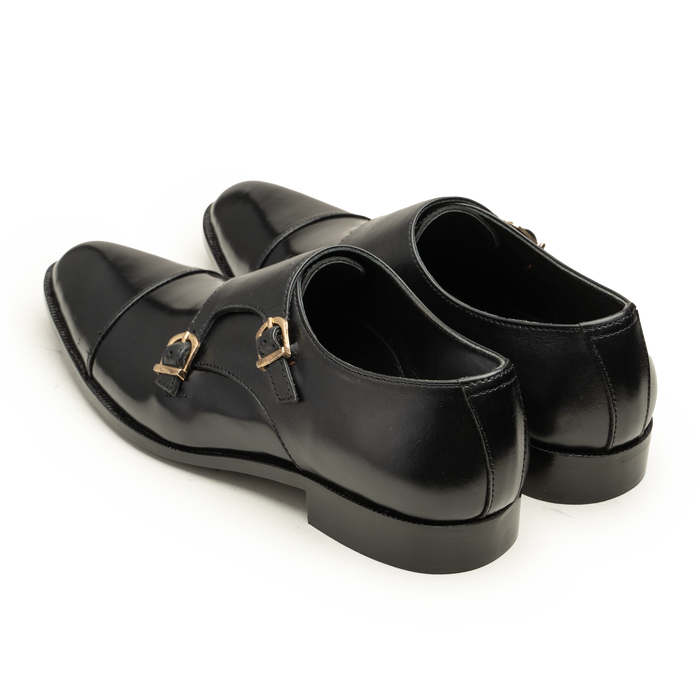 Double Monk Straps - 0125 BLK