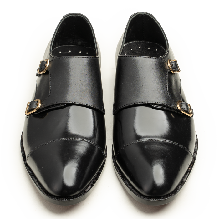 Double Monk Straps - 0125 BLK