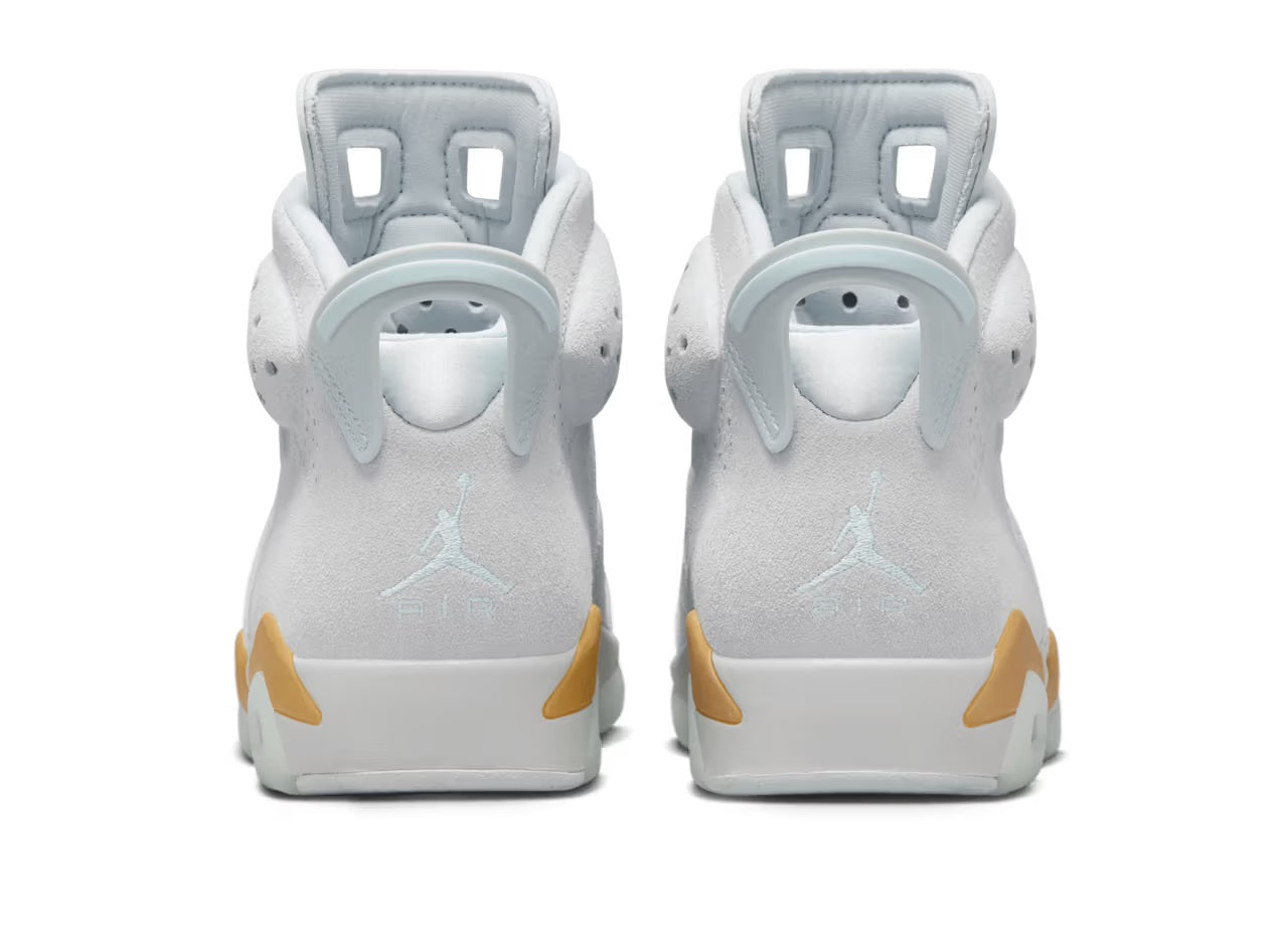 Women's Jordan 6 Retro "Pearl" Pure Platinum/Glacier Blue (DQ4914 074)