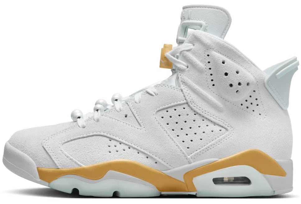 Women's Jordan 6 Retro "Pearl" Pure Platinum/Glacier Blue (DQ4914 074)