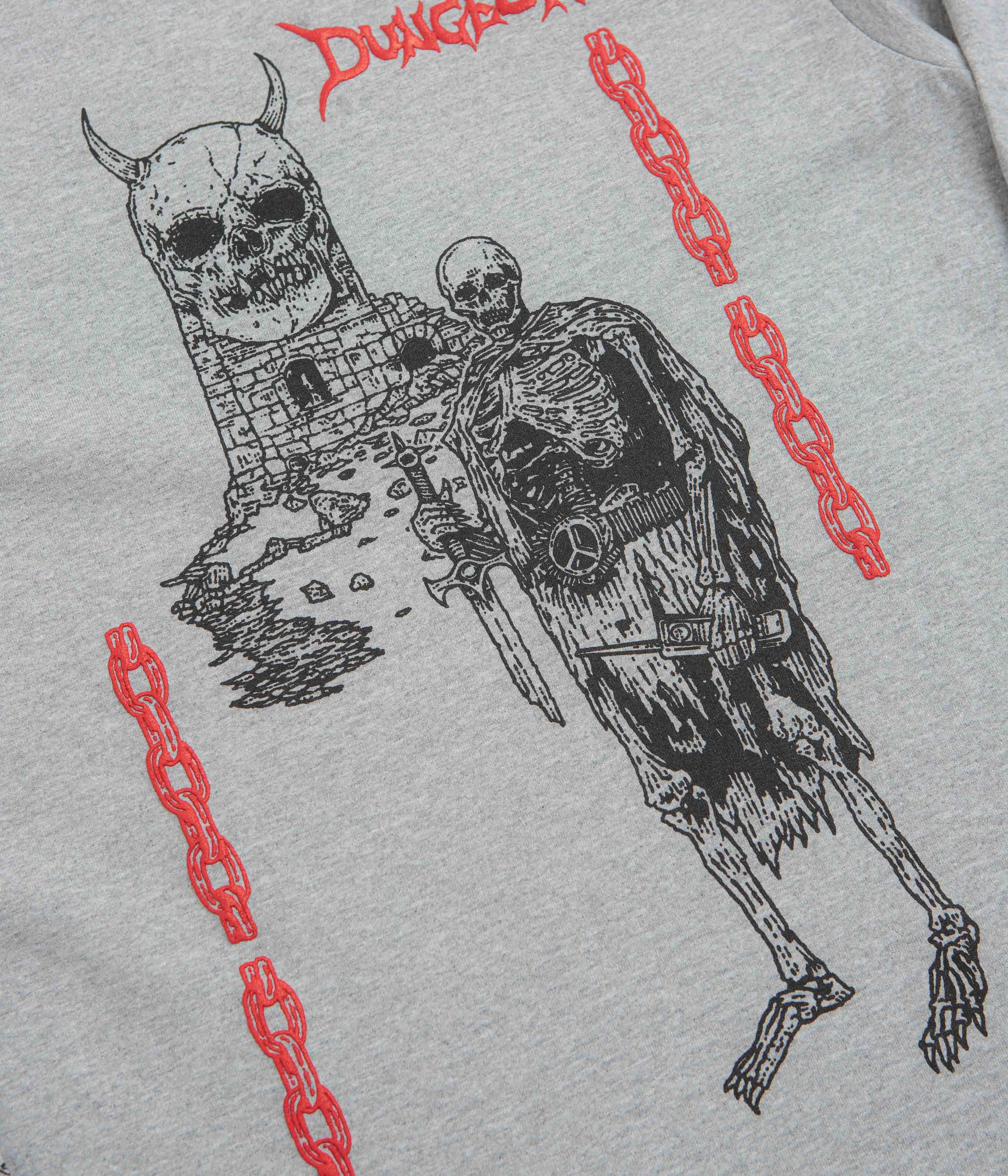 Dungeon Tyranny Long Sleeve T-Shirt - Grey