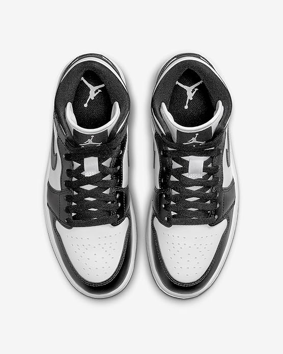 Women's Air Jordan 1 Mid White/Black-White (DV0991 101)