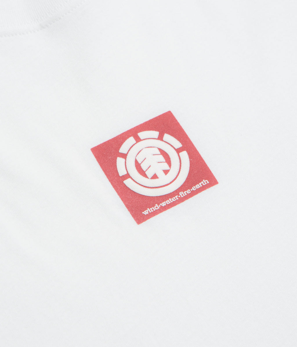 Element Square Logo T-Shirt - Optic White