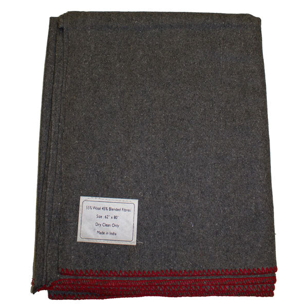 FOX OUTDOOR PRODUCTS®­ 55% WOOL CAMP BLANKET