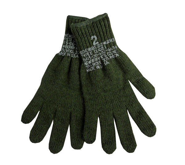 FOX OUTDOOR PRODUCTS® GI SPEC WOOL GLOVE LINERS