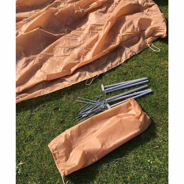 FRENCH MILITARY SURPLUS NEW TAN TENT. In-Store Pick Up Only!