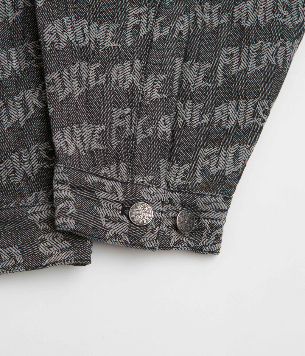 Fucking Awesome Herringbone Work Jacket - Black / Light Grey