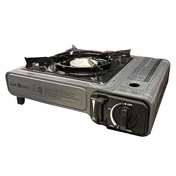 GAS-ONE®  PORTABLE SINGLE BURNER BUTANE STOVE