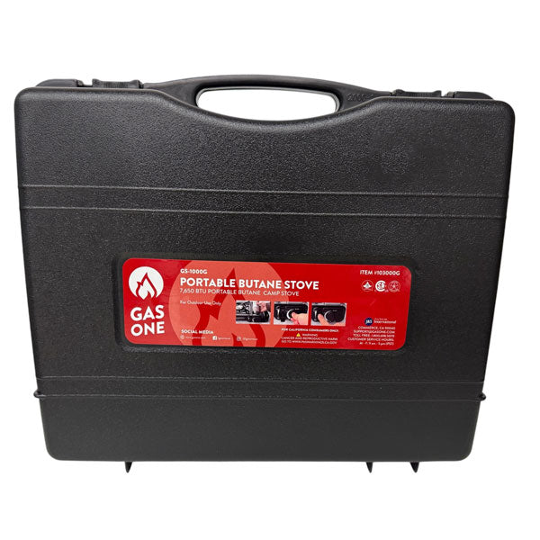 GAS-ONE®  PORTABLE SINGLE BURNER BUTANE STOVE