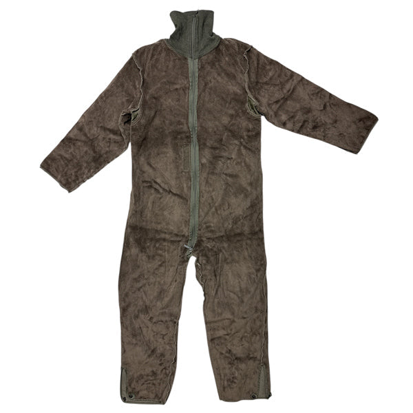GERMAN ARMY SURPLUS TANKER'S FLEECE COVERALL LINER