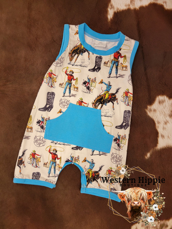 Giddy up romper
