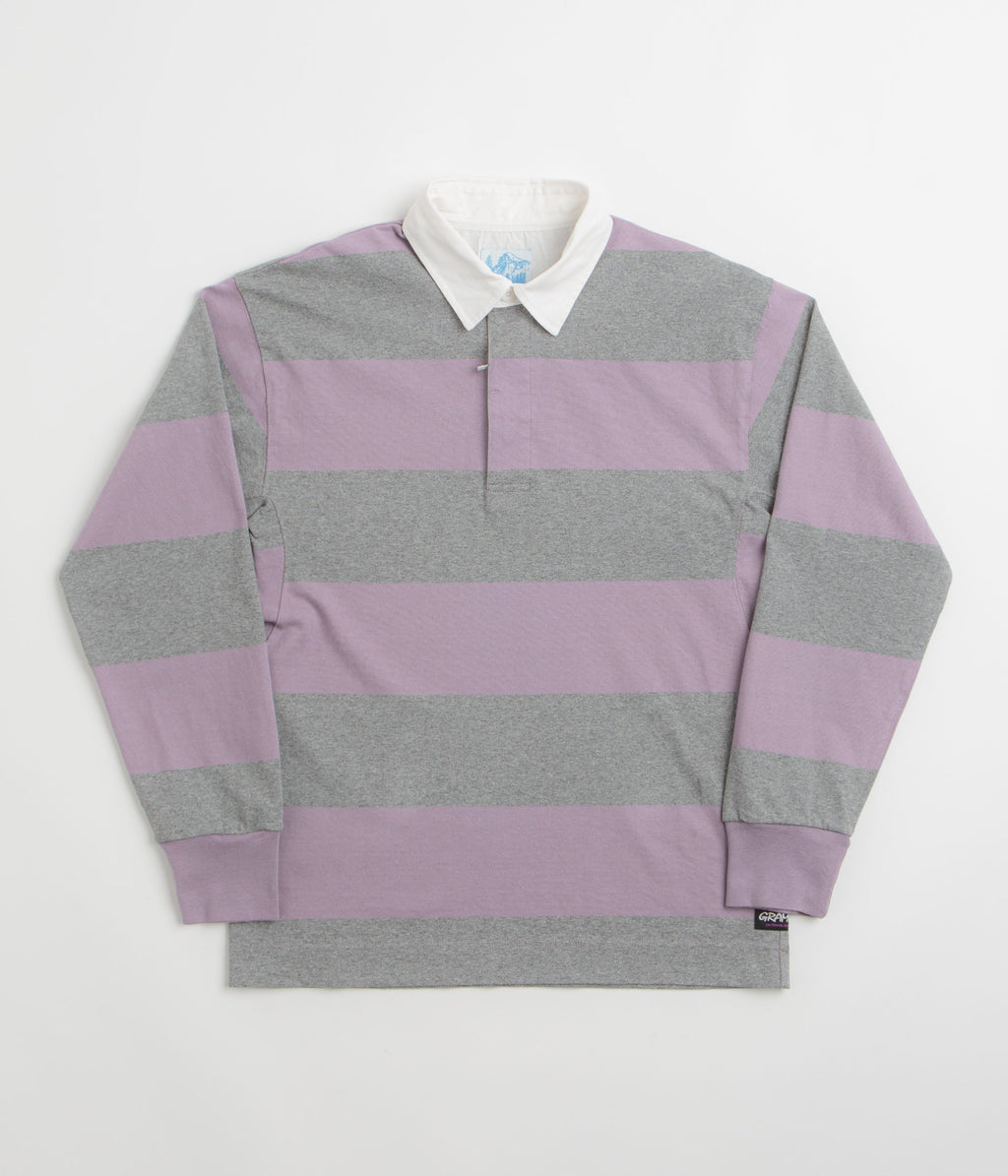 Gramicci Langdon Rugby Shirt - Heather / Purple