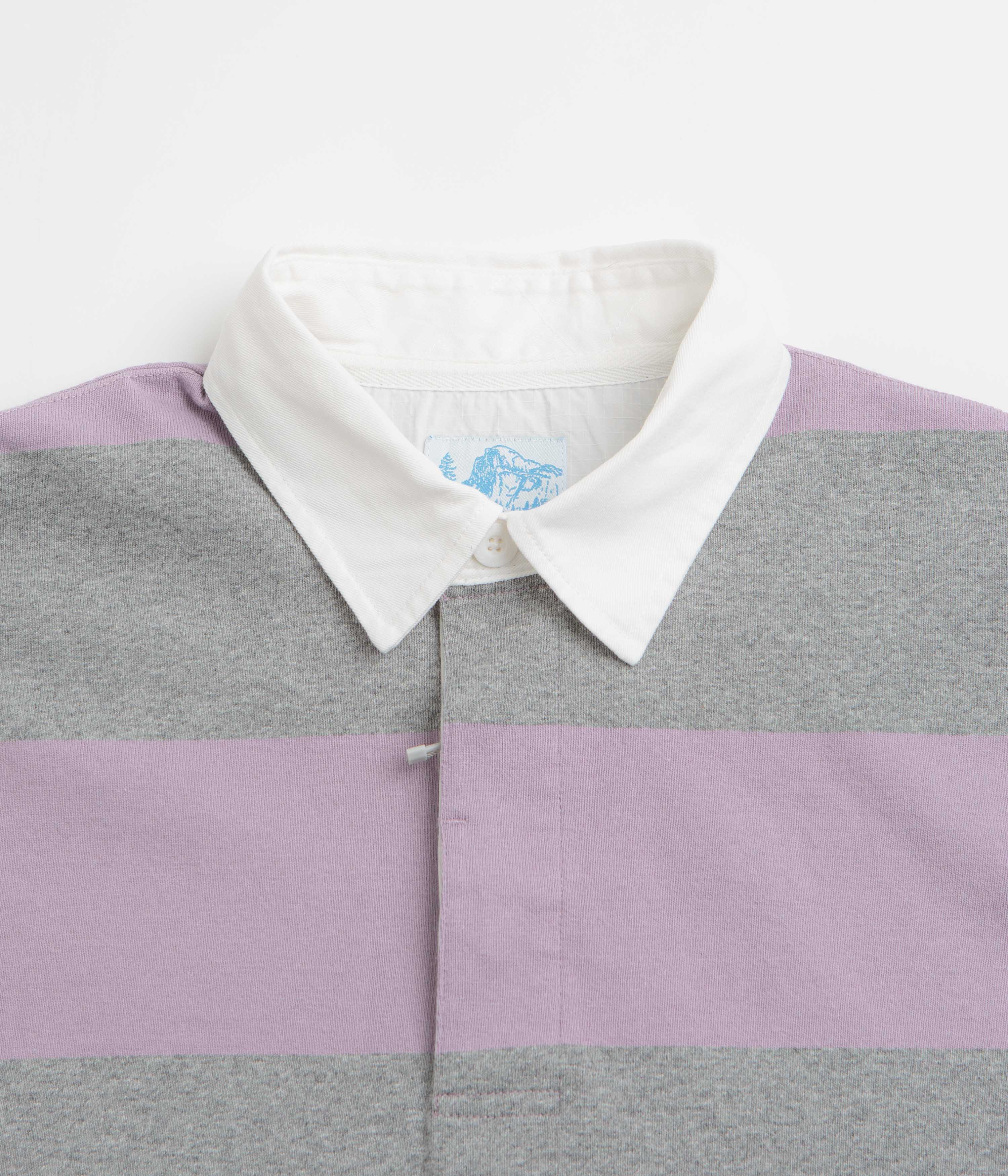 Gramicci Langdon Rugby Shirt - Heather / Purple