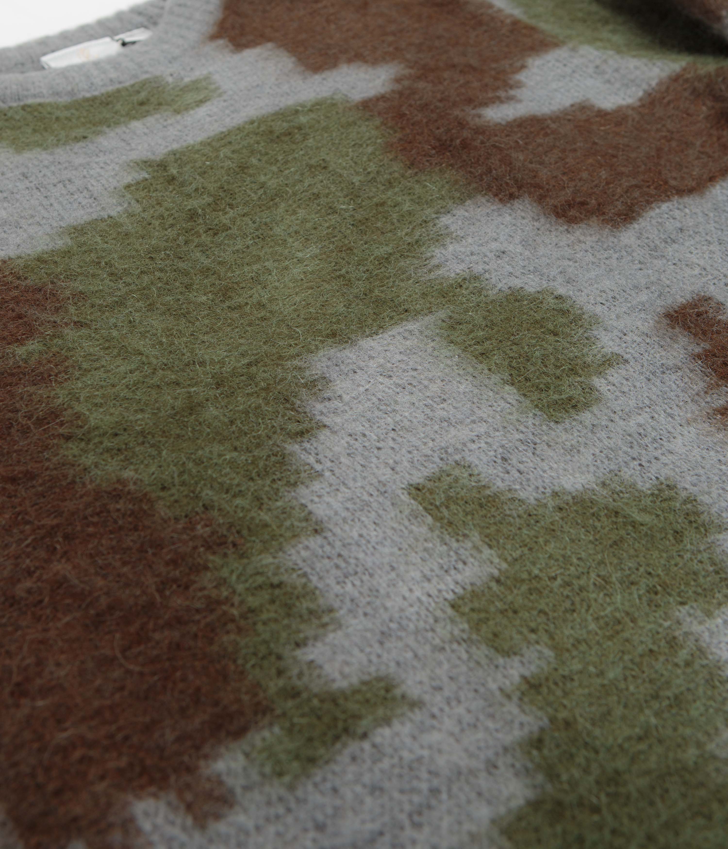 Gramicci Mohair Crewneck Sweatshirt - Jungle Digi Camo