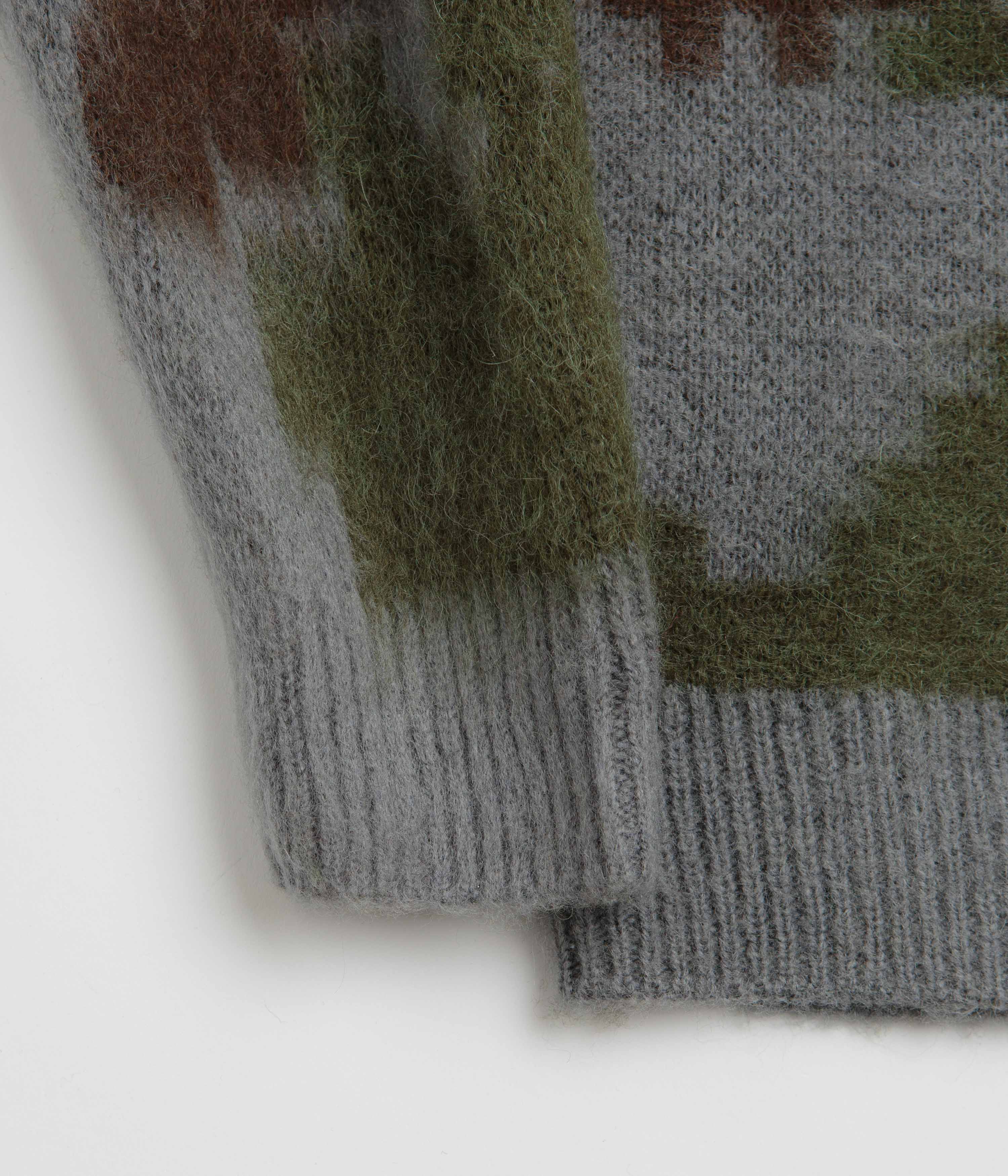 Gramicci Mohair Crewneck Sweatshirt - Jungle Digi Camo