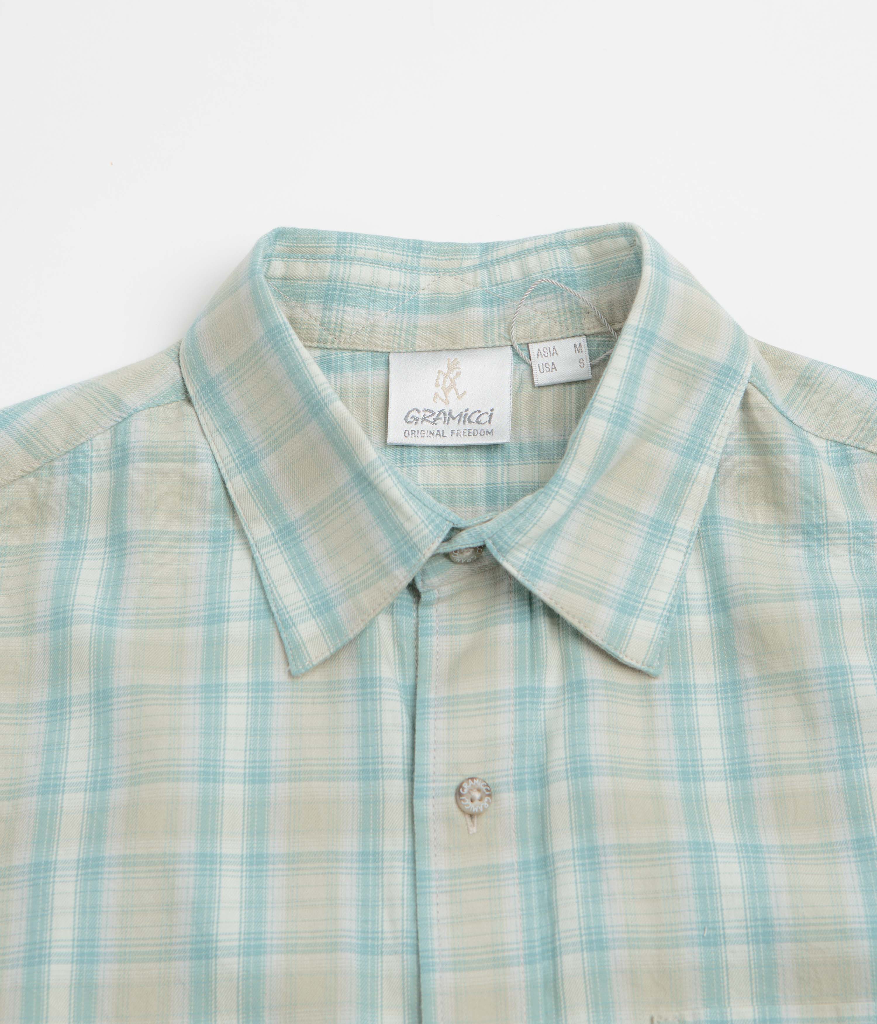 Gramicci Ombre Short Sleeve Shirt - Blue