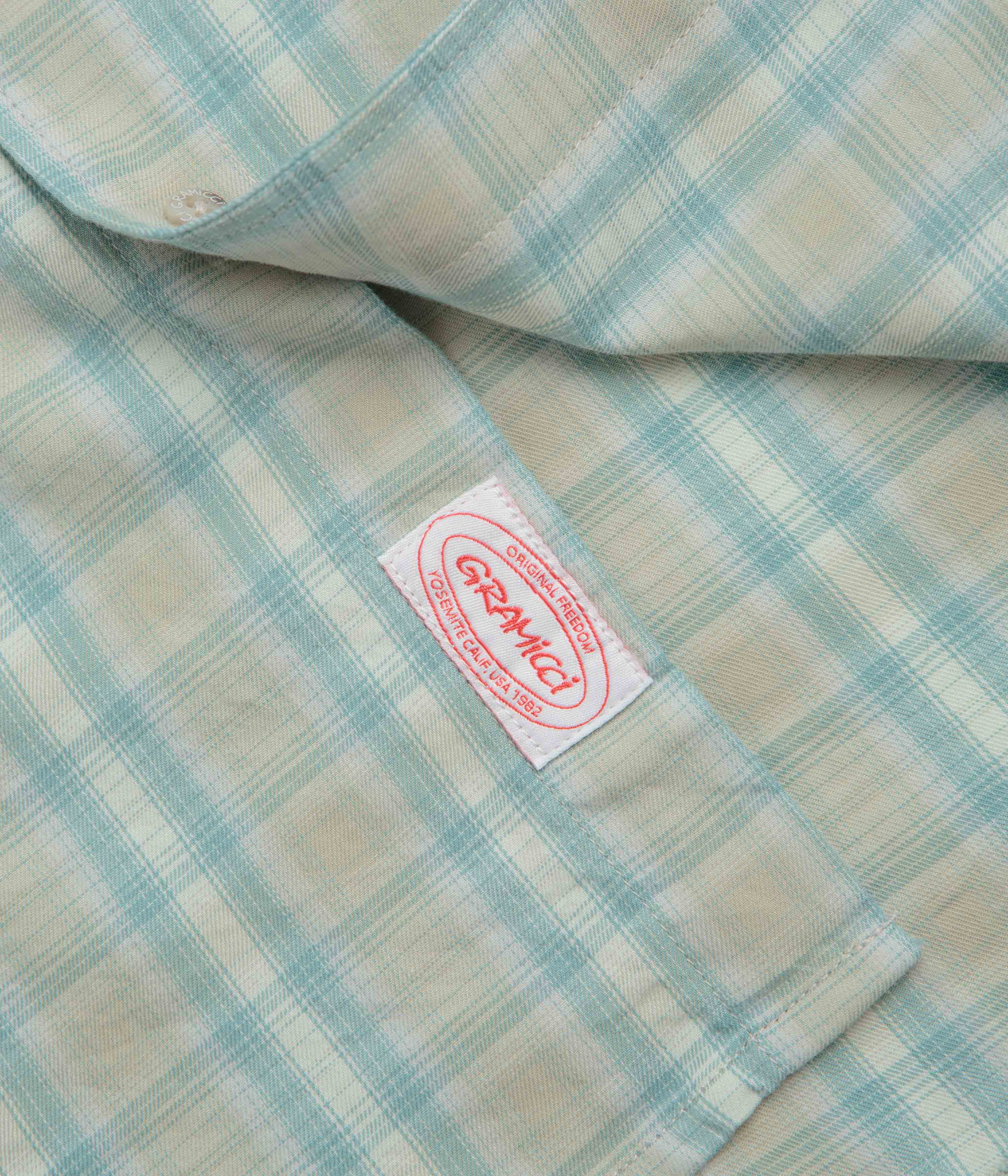 Gramicci Ombre Short Sleeve Shirt - Blue