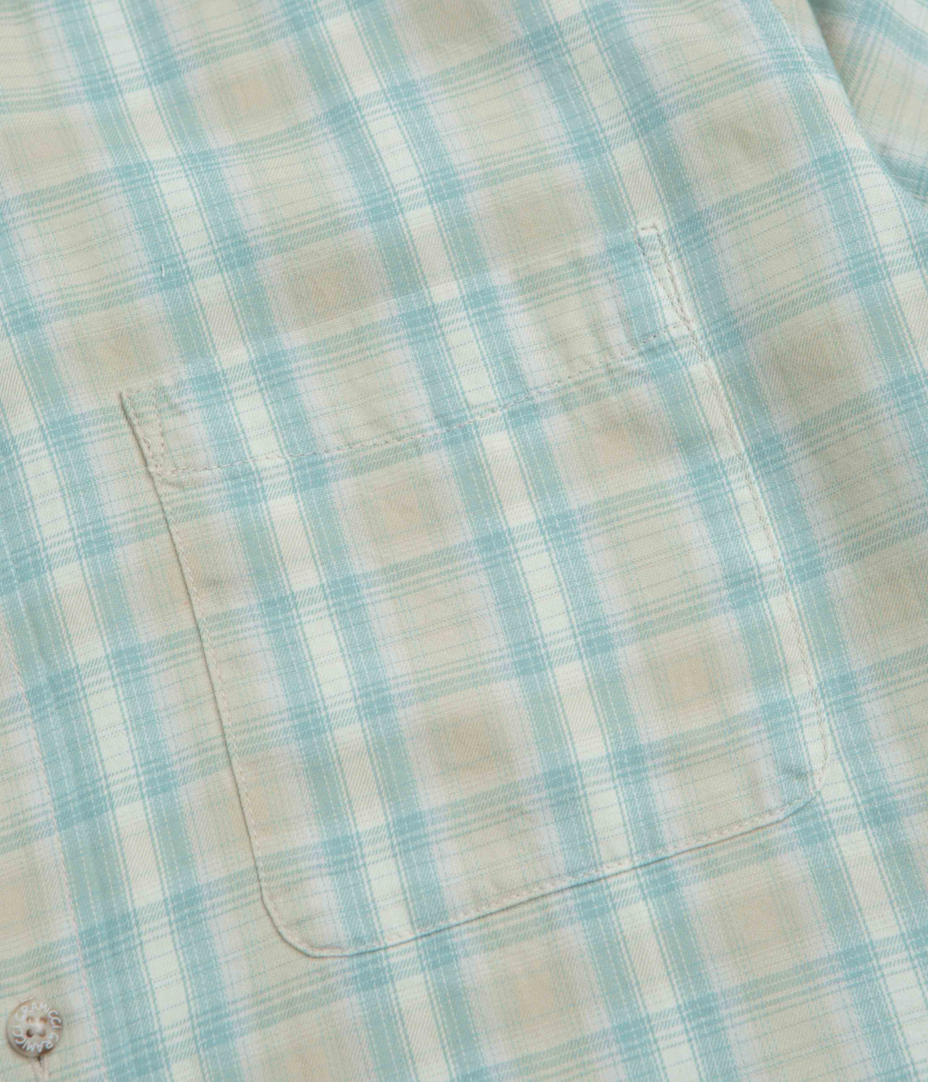 Gramicci Ombre Short Sleeve Shirt - Blue