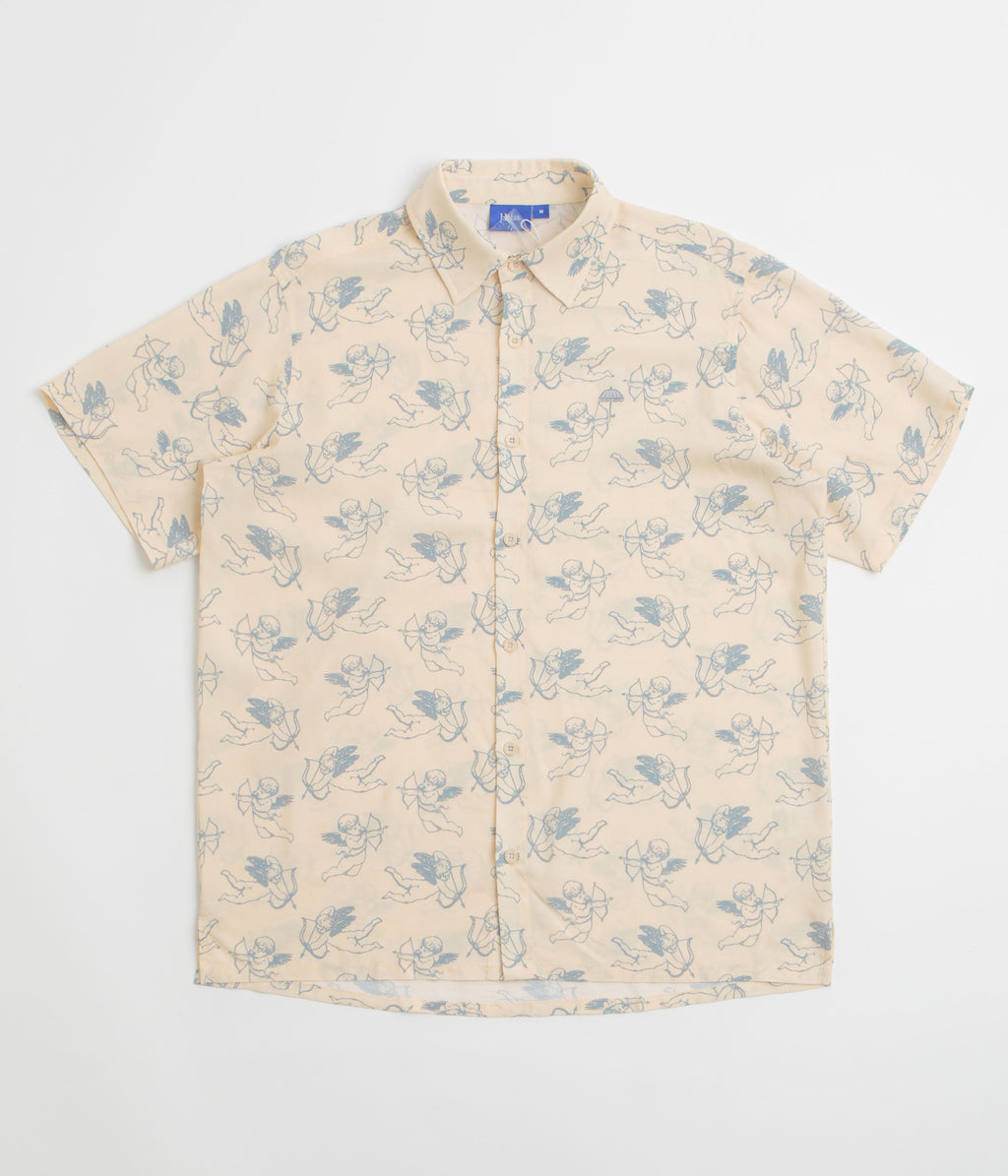 Helas Angels Short Sleeve Shirt - Beige