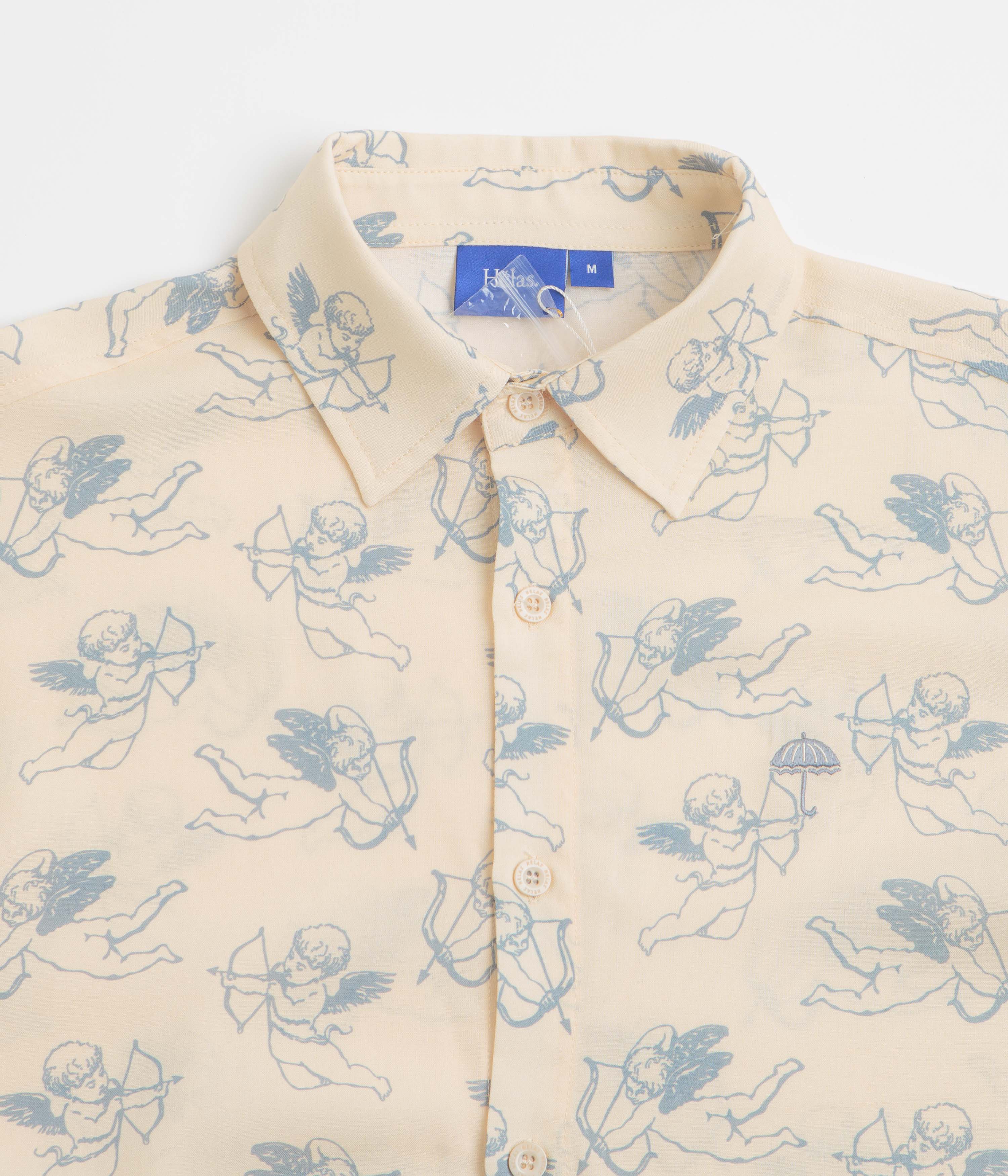 Helas Angels Short Sleeve Shirt - Beige
