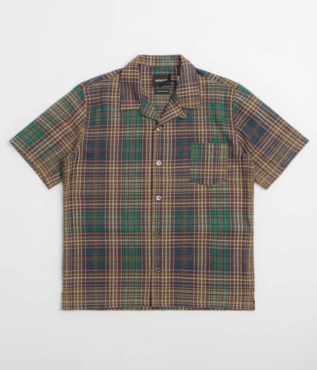 Howlin' Cocktail Short Sleeve Shirt - Sand Check
