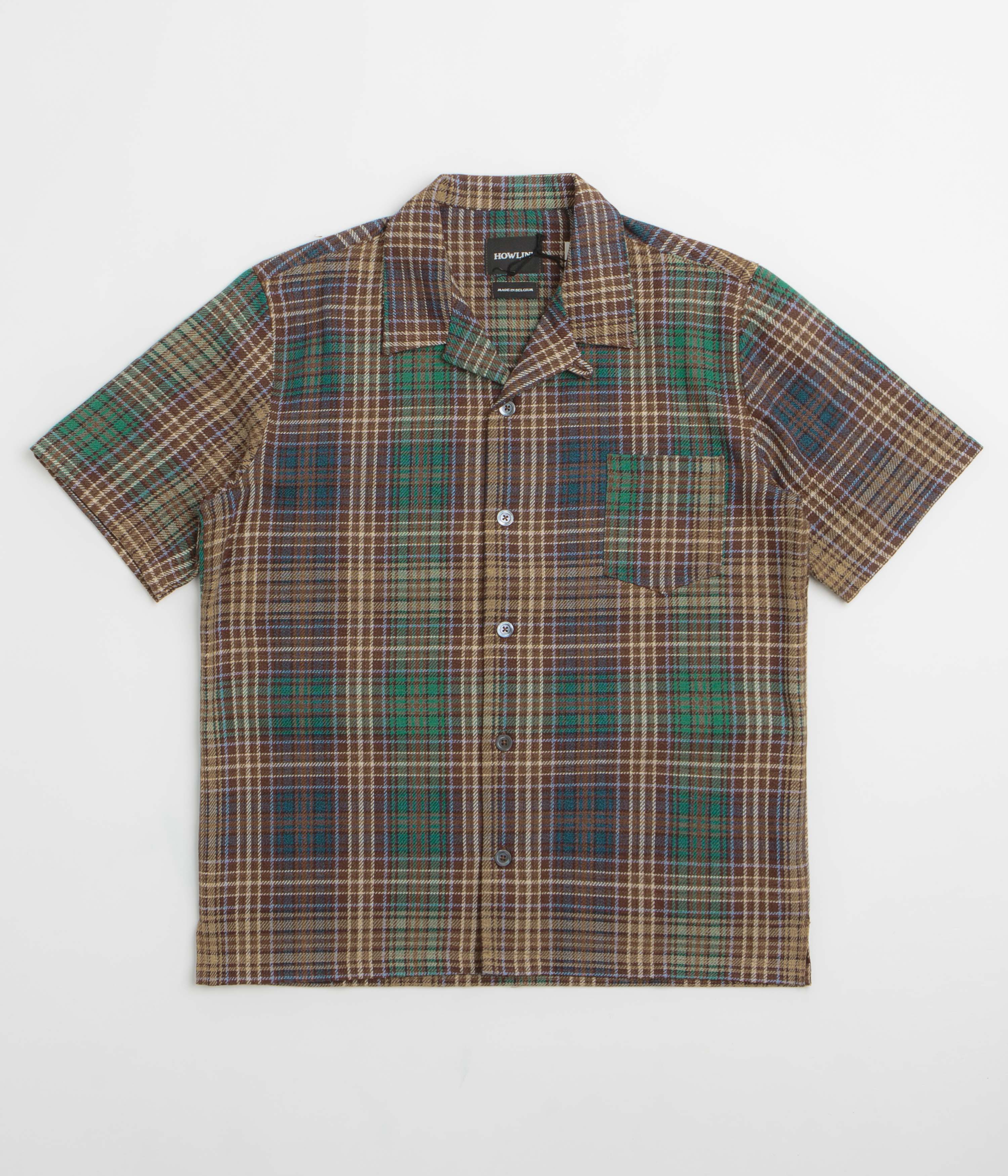 Howlin' Cocktail Short Sleeve Shirt - Sand Check