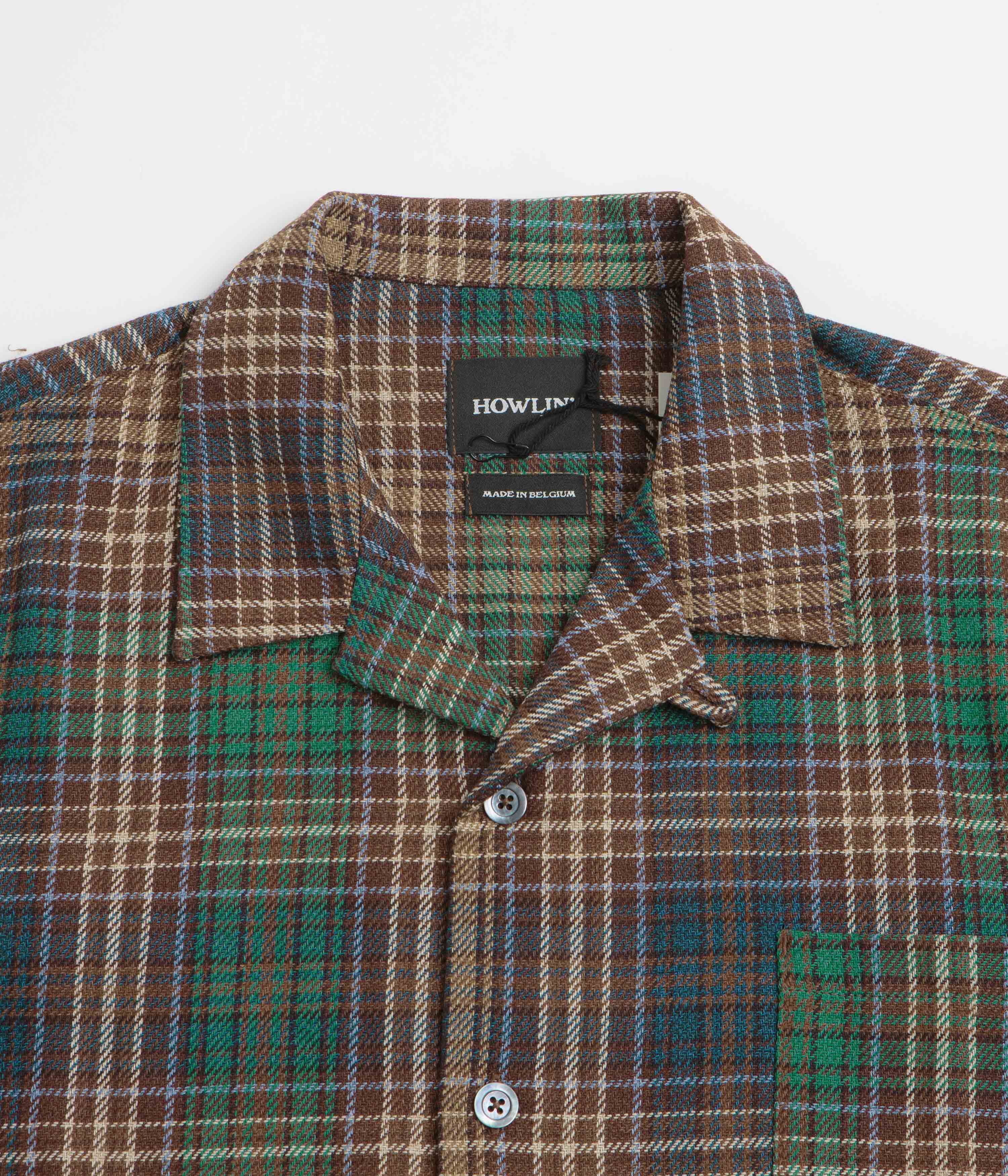 Howlin' Cocktail Short Sleeve Shirt - Sand Check