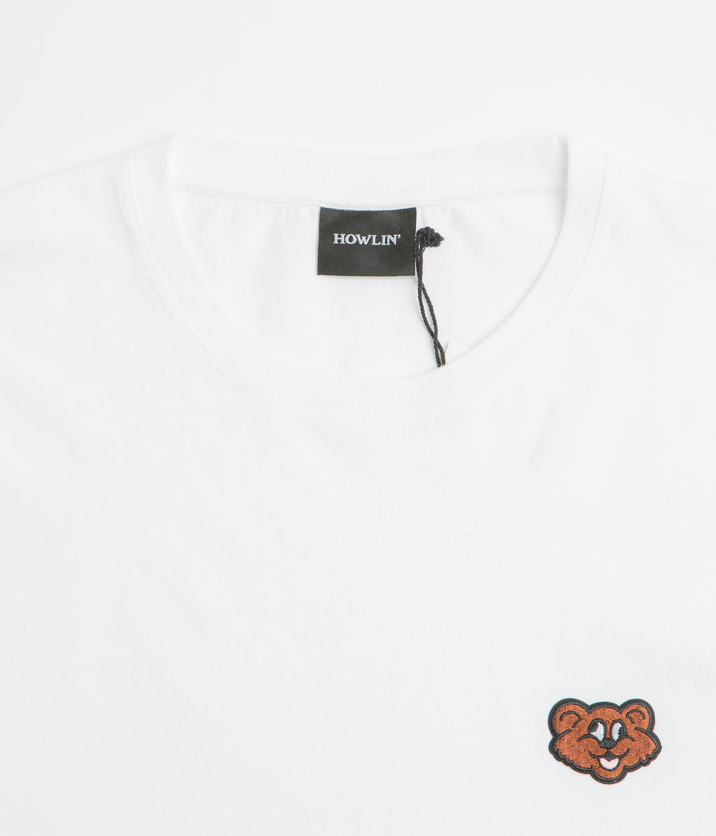 Howlin' Shaggy Bear T-Shirt - White
