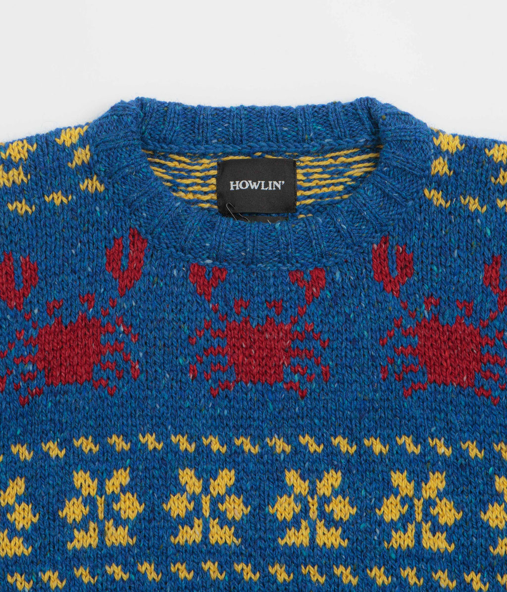 Howlin' Womens Crabs In Space Sweatshirt - Blue