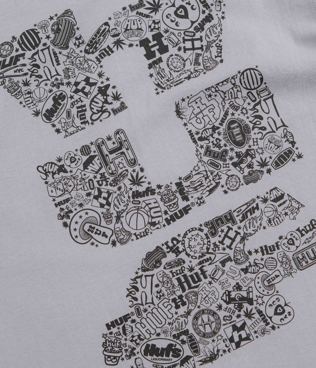 HUF Metablast T-Shirt - Dust Purple