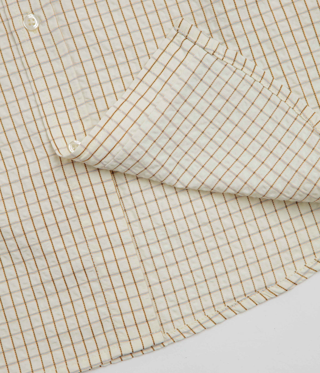 HUF Stuck On You Plaid Short Sleeve Shirt - Natural