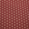 Imported Japanese Fabric - Asa No Ha Red_Fabric_Imported from Japan_100% Cotton_Japanese Sleep System