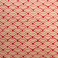 Imported Japanese Fabric - Jumbo Seika Ha Red_Fabric_Imported from Japan_100% Cotton_Japanese Sleep System