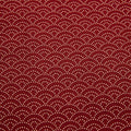 Imported Japanese Fabric - Seikai Ha Red_Fabric_Imported from Japan_100% Cotton_Japanese Sleep System