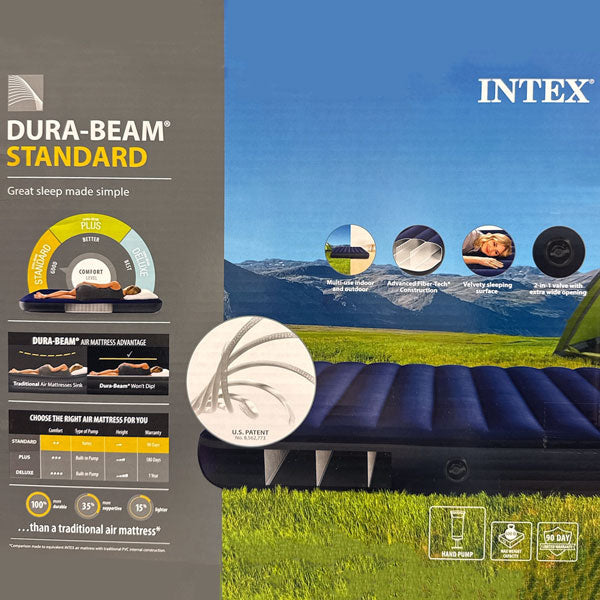 INTEX® DURA-BEAM® STANDARD CLASSIC DOWNY AIR MATTRESS SET