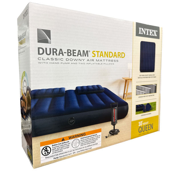 INTEX® DURA-BEAM® STANDARD CLASSIC DOWNY AIR MATTRESS SET