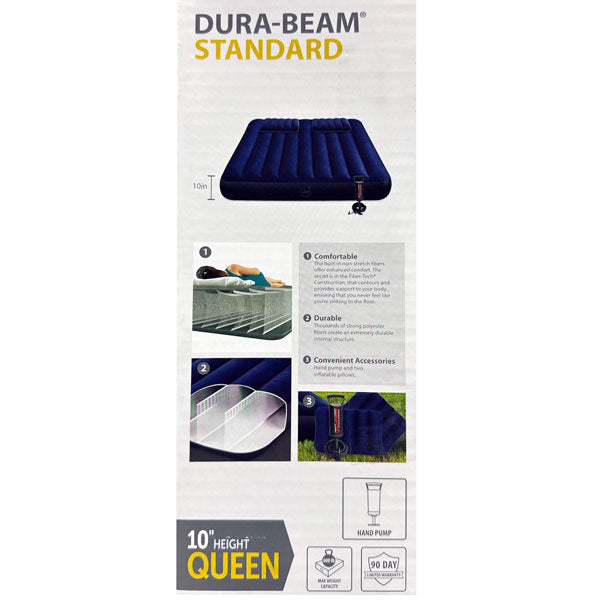 INTEX® DURA-BEAM® STANDARD CLASSIC DOWNY AIR MATTRESS SET