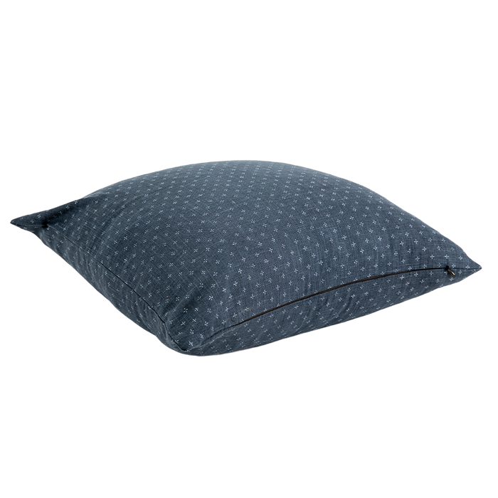 J-Life Aizome Navy Zabuton Floor Pillow