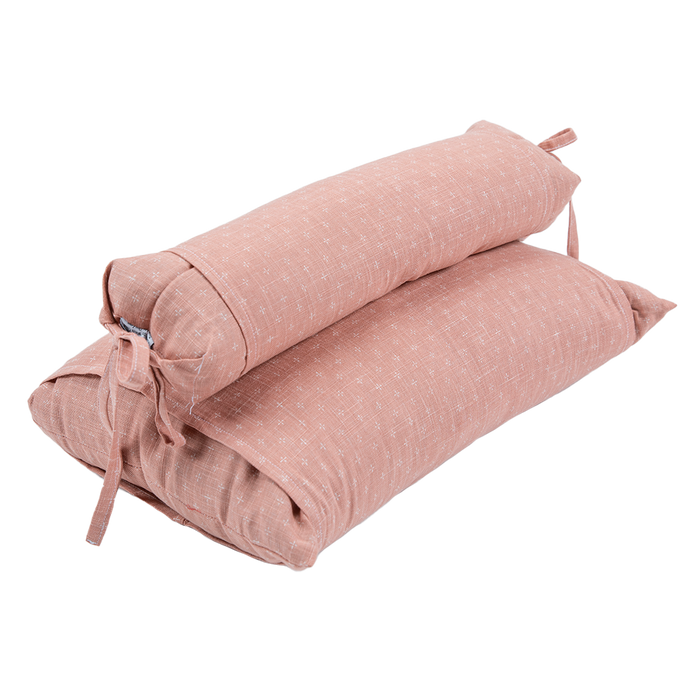 J-Life Akebono Pink Buckwheat Hull Pillow - COVER ONLY