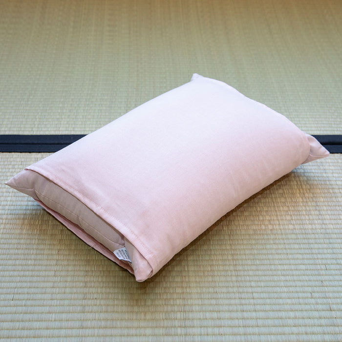 J-Life Bōtan Peony Pink Buckwheat Hull Pillow - COVER ONLY