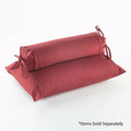 J-Life Burgundy Buckwheat Hull Pillow