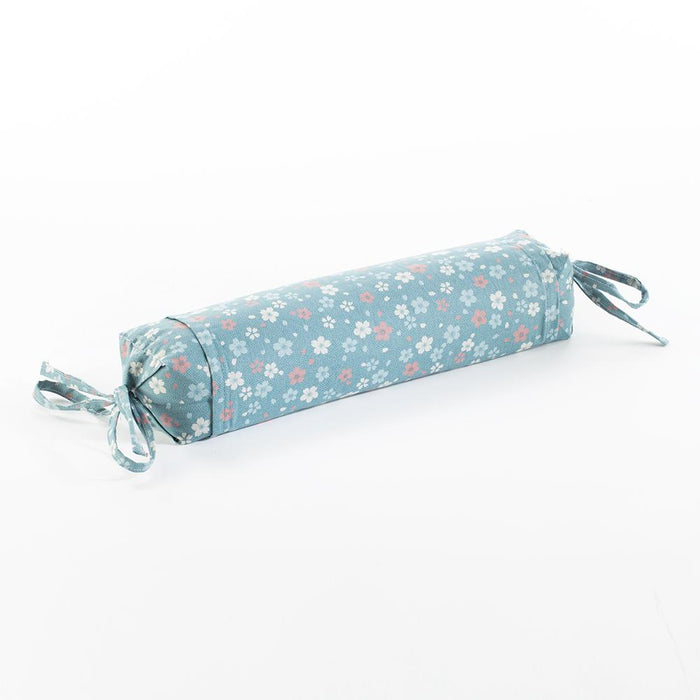 J-Life Cherry Blossom Blue Buckwheat Hull Pillow_Pillows & Shams_Buckwheat Hull Pillow
