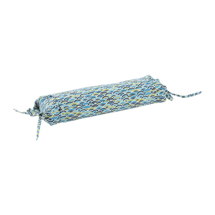 J-Life Colorful Seika Ha Blue Buckwheat Hull Pillow_Pillows & Shams