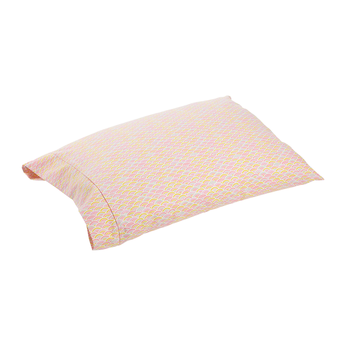 J-Life Colorful Seika Ha Pink Pillowcase