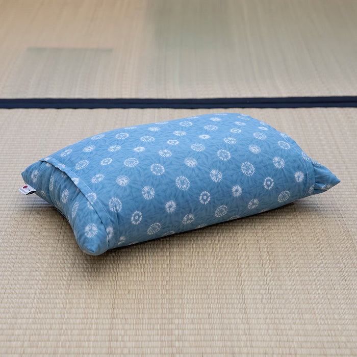 J-Life Dandelion Blue Buckwheat Hull Pillow