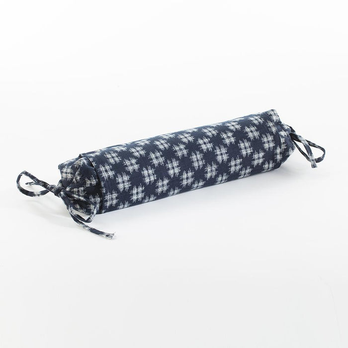 J-Life Hiro Navy Buckwheat Hull Pillow_Pillows & Shams_Buckwheat Hull Pillow