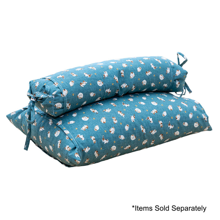 J-Life Koneko Blue Buckwheat Hull Pillow