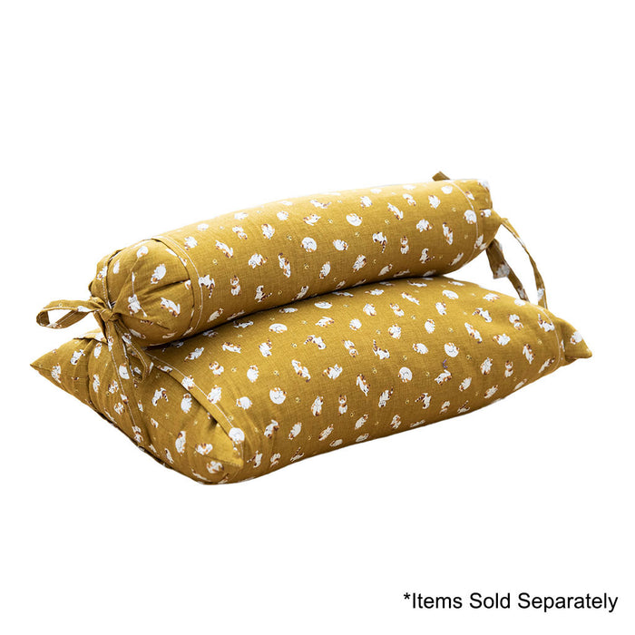 J-Life Koneko Gold Buckwheat Hull Pillow - COVER ONLY